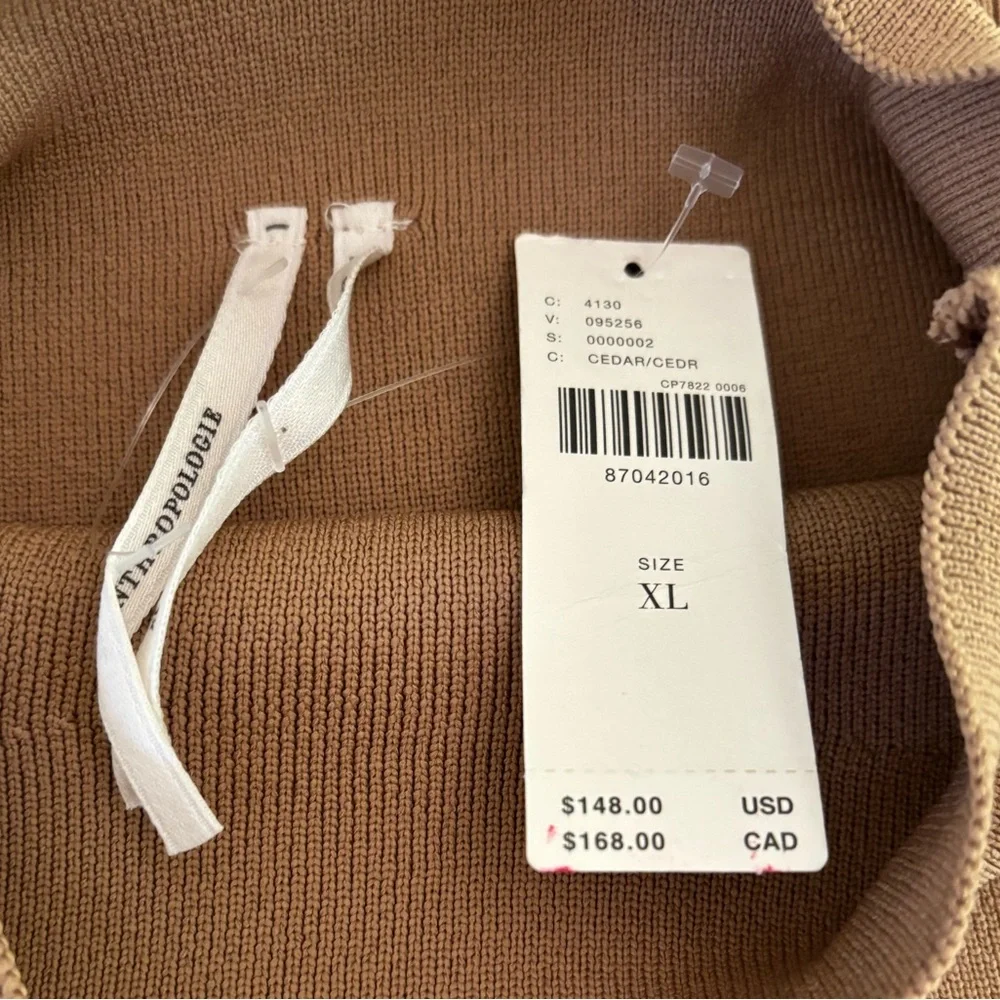 NWT By Anthropologie Mock-Neck Mini Dress XL - Picture 13 of 14